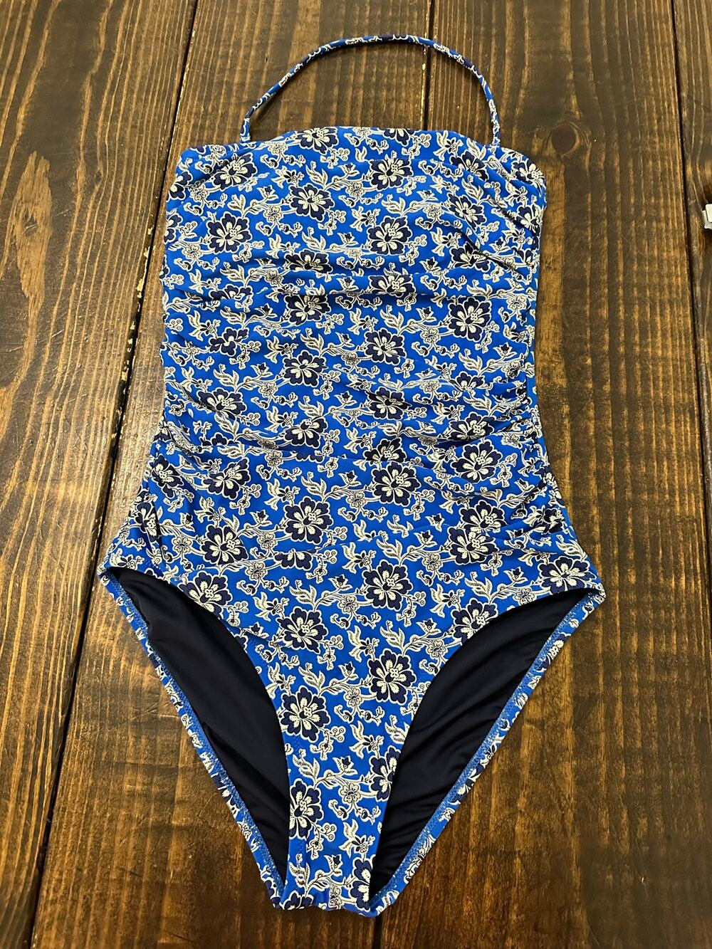 J. Crew one piece floral bathing suit size 4